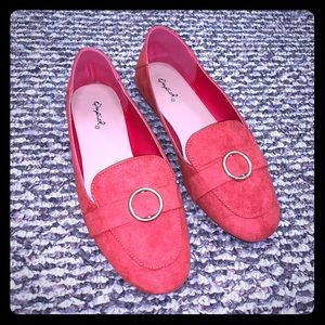 {QUIPID} Faux Suede Flats Size 8.5!